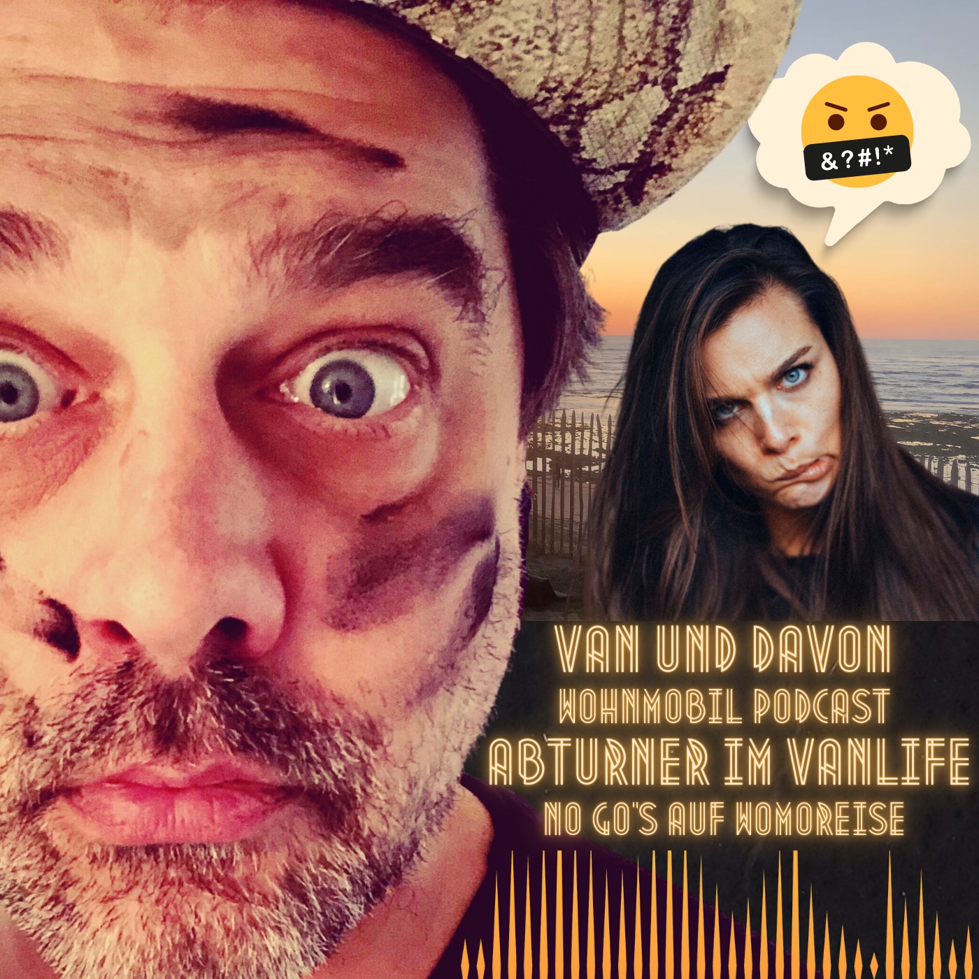 Van und davon Podcast Cover Folge Abturner im Vanlife