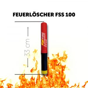 Roberto, Proverda Feuerlöscher im Wohnzimmer der CMT Messen