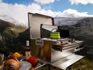 Mokubo, extravagante Mobile Küche