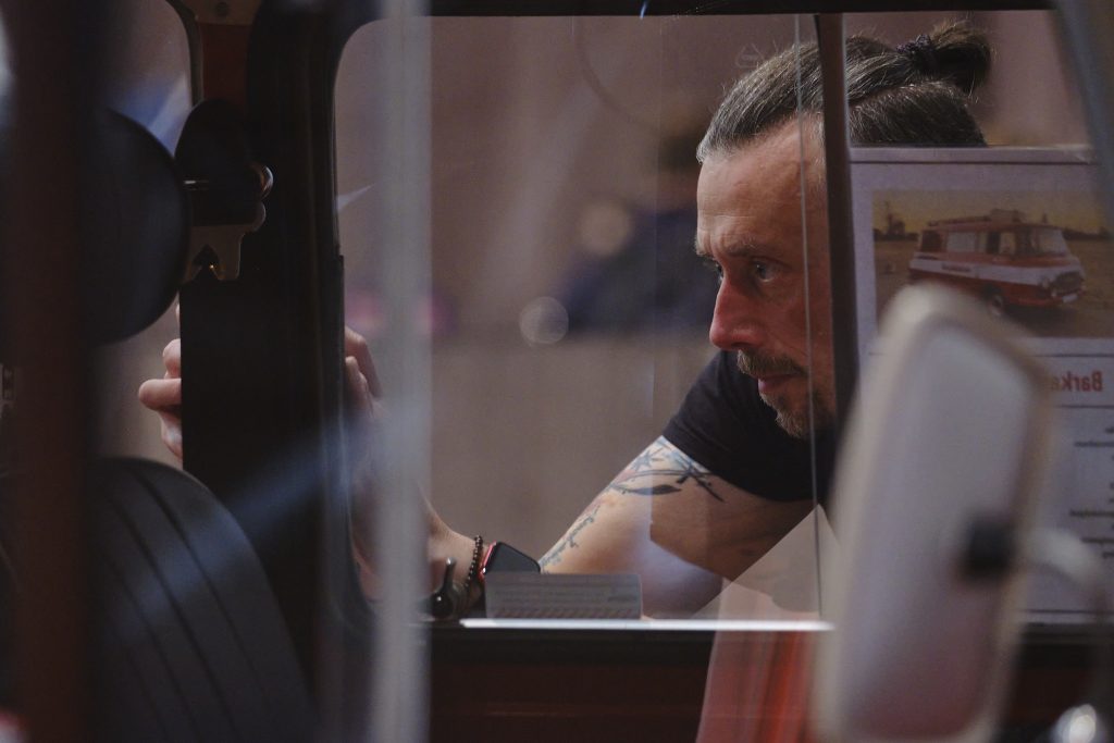 Dennis Dietmar bei der Arbeit