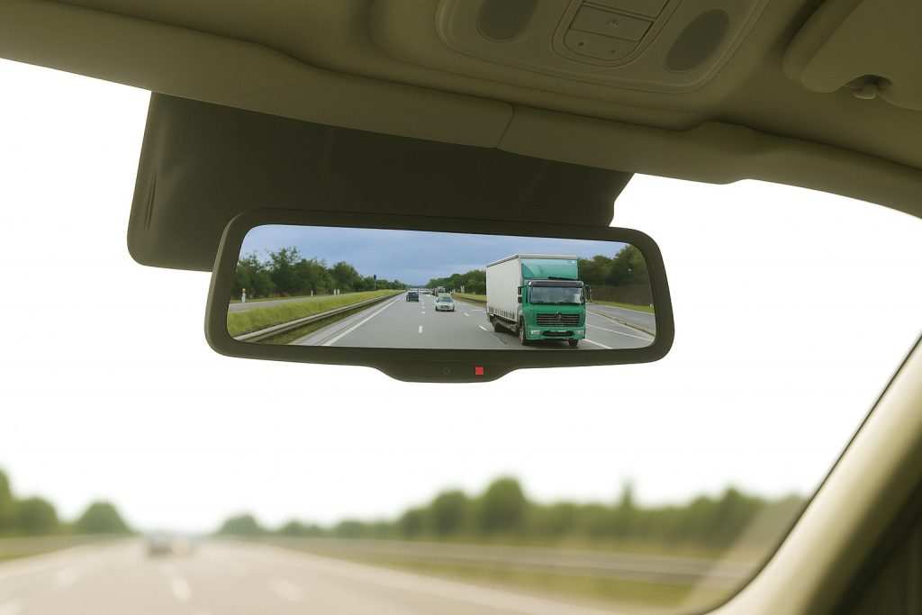 Digitaler Innenspiegel, Caratec. Fokus Gadget im Wohnzimmer